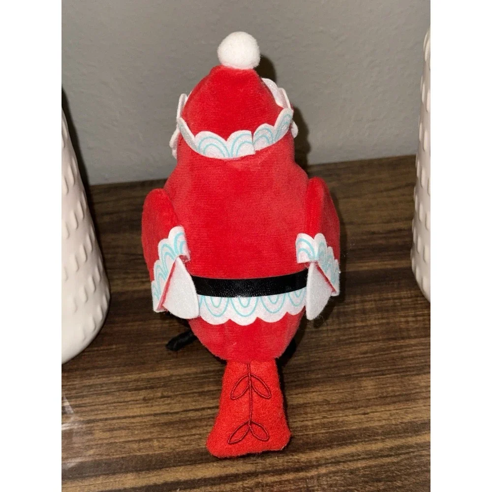 Target Wondershop 2021 Featherly Friends JOLLY Christmas Santa Bird Seasonal euc